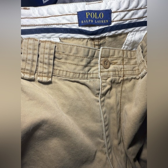 Polo Ralph Lauren Tan Cargo Shorts with Relaxed Fit - Picture 7 of 7